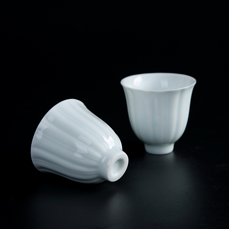 Jingdezhen celadon a pot of two cups of portable kung fu tea set suit household contracted small cup teapot Chinese style