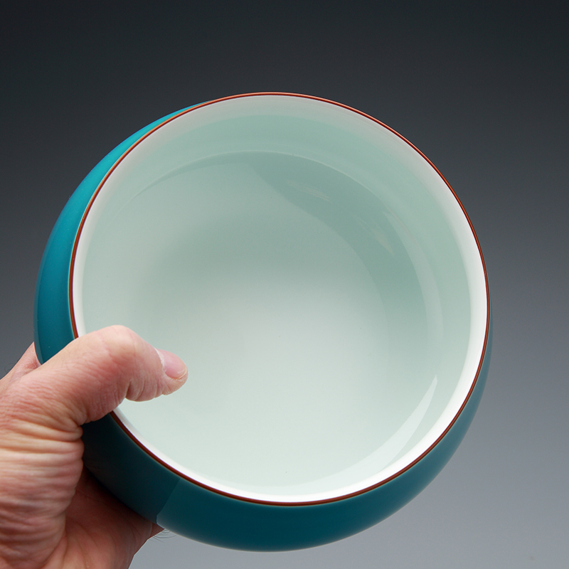 Jingdezhen celadon porcelain tea wash to household color glaze water jar restoring ancient ways is built kung fu tea tea accessories for wash water