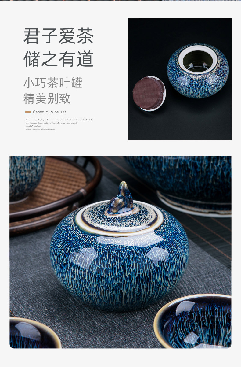 Up built red glaze, tea sets suit home sitting room jingdezhen ceramic cups to build kilns kunfu tea light
