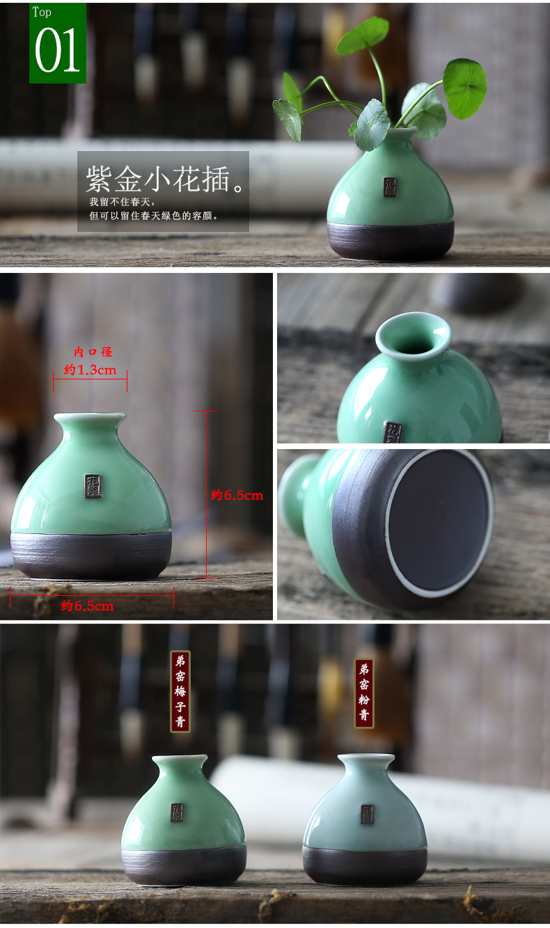 Long tuyền men ngọc đồ trang trí Sáng Tạo handmade cá tính thời trang thiết bị hoa trang trí Nội Thất hoa thủy canh bình chậu sứ lớn trồng cây