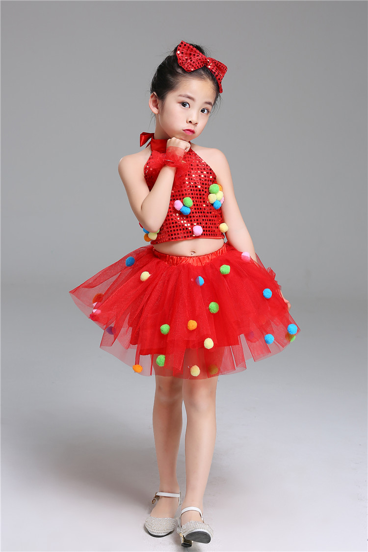 Ngày đầu năm của trẻ em Trang phục biểu diễn cho trẻ em Bé trai và bé gái Mẫu giáo Trang phục khiêu vũ Jazz Ngày của trẻ em quần khiêu vũ cho bé