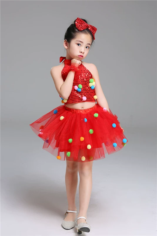Ngày đầu năm của trẻ em Trang phục biểu diễn cho trẻ em Bé trai và bé gái Mẫu giáo Trang phục khiêu vũ Jazz Ngày của trẻ em
