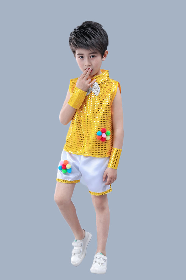 Ngày đầu năm của trẻ em Trang phục biểu diễn cho trẻ em Bé trai và bé gái Mẫu giáo Trang phục khiêu vũ Jazz Ngày của trẻ em quần khiêu vũ cho bé