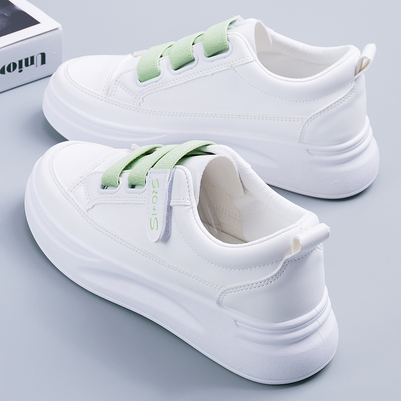 2022 new velcro white shoes women's shoes all-match spring and autumn single shoes spring popular sneakers summer white shoes sports