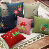 Finger embroidery handmade diy pin bag beginner three-dimensional fabric printing embroidery material package kit