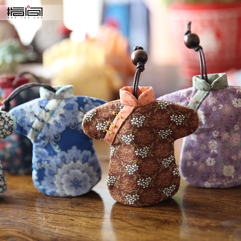 Interfinger Handmade DIY Cloth Art Key Bag Material Bag Parquet Bag-Free Cut-Free Ironing Creative Production Cheongsam