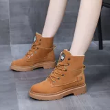 Martens, утепленные демисезонные универсальные короткие сапоги в английском стиле, ботинки, коллекция 2021, в британском стиле, визуально стройнят
