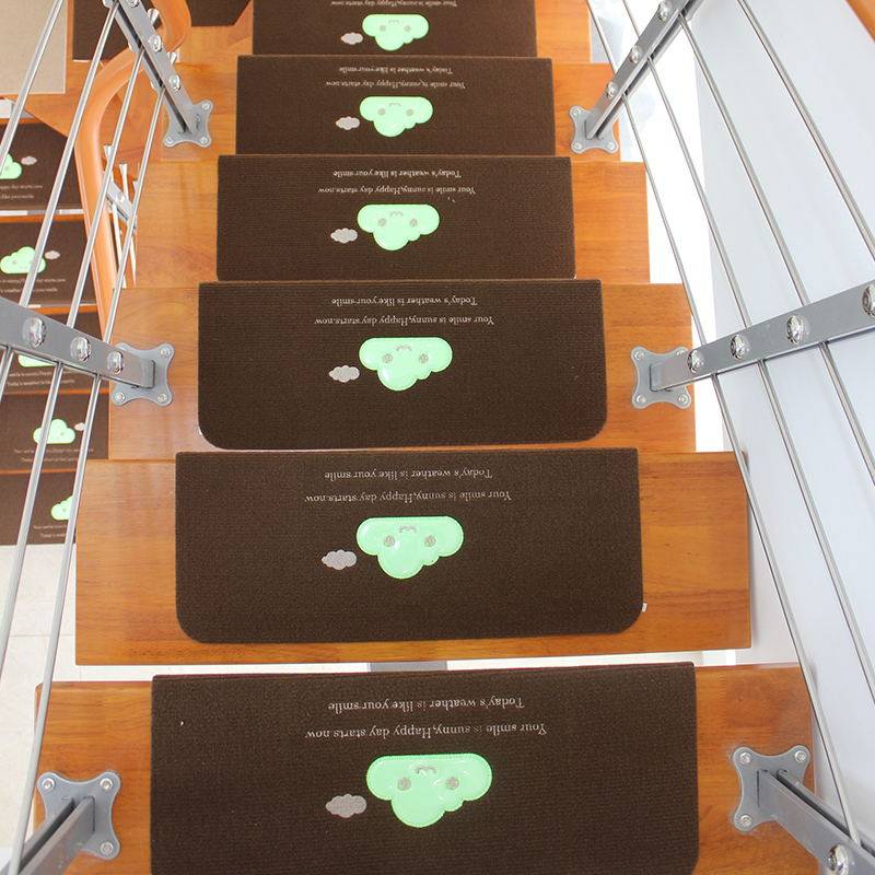 Home Winter Dormitory Stairway Mat Indoor cooling down pedal Stairs Mat Self-Suction Platform Treading Mat Foot Mat