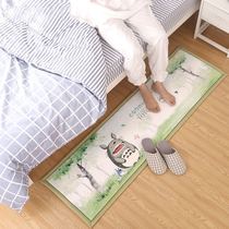 ins Wind bedroom bedside carpet home bedroom living room rectangular non-slip mat mat thickened Anti-fall coral velvet