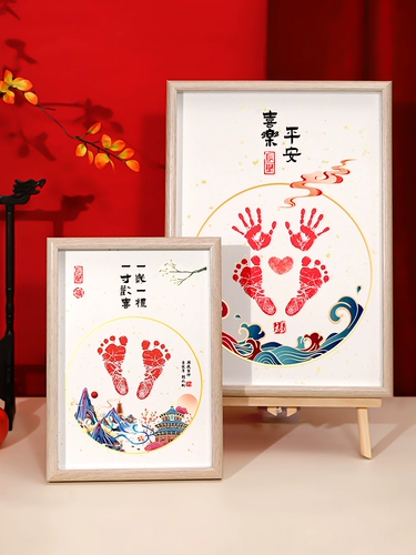 Детские памятные отпечатки рук и ног, набор реквизита