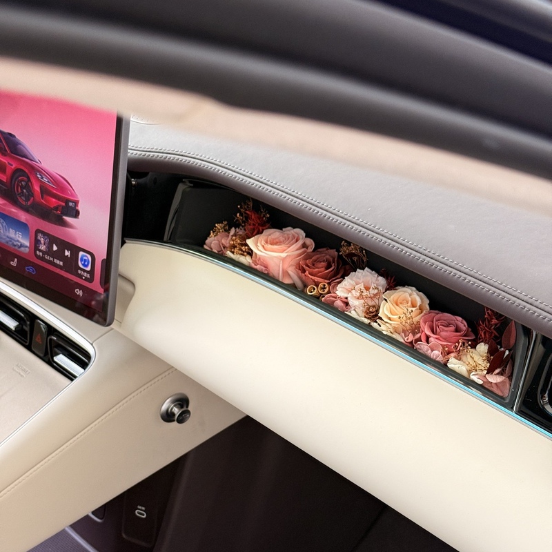 Suitable for Shangjie Z7/Z7T Inspiration Window Eternal Flower Co-Pilot Ornament Car Interior Decoration with Silicone Pad Suitable for Shangjie Z7/Z7T Inspiration Window Eternal Flower Co-Pilot Ornament Car Interior Decoration with Silicone Pad