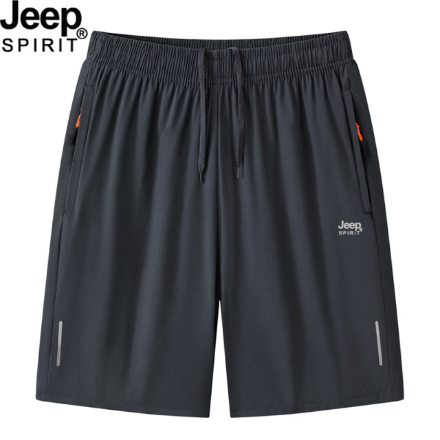 ເສື້ອກິລາຜູ້ຊາຍ JEEP ສັ້ນ ice silk casual elastic pants ຫ້າຈຸດໄວແຫ້ງສັ້ນ summer ວ່າງການຝຶກອົບຮົມອອກກໍາລັງກາຍ