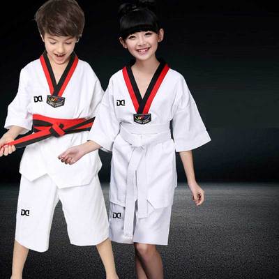 儿童成人纯棉跆拳道服装