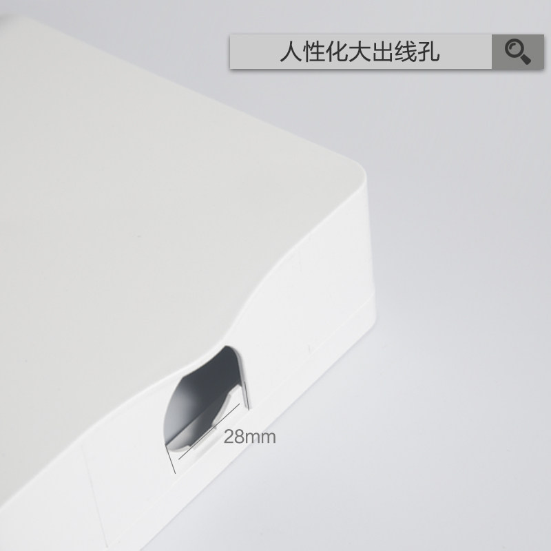 120 Type Switch Socket Waterproof Cover Household Elegant White Waterproof Box Bathroom Socket Splash-Proof Box Toilet Protective Cover