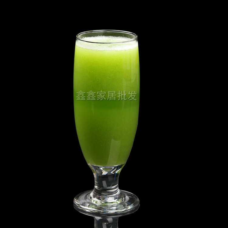 Imported ambassador beer cup Glass juice cup Water cup Transparent milkshake cup Heat-resistant water cup Milk tea cup 350ml