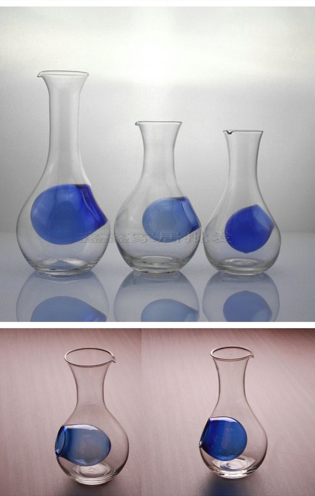 Ly nước đá ly jug ngón tay cái nồi rượu vang decanter rượu vang ly thủy tinh ly rượu vang đỏ rượu vang Nhật Bản - Rượu vang ly uống rượu vang ocean