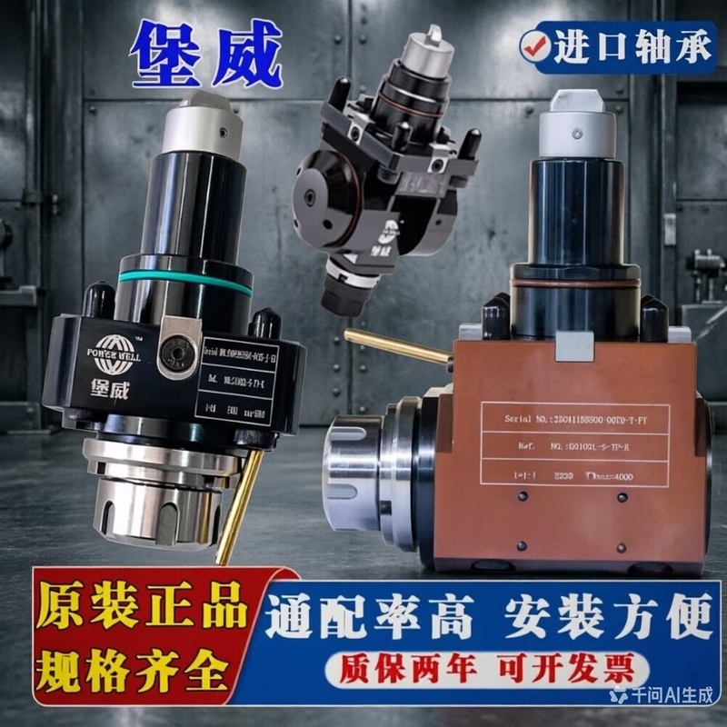 Baowei Power Tool Holder 90 Degree 0 Degree Turning and Milling Compound Speed-Increasing Double-Head Slot Universal Power Head Bmt40/45/55 Baowei Power Tool Holder 90 Degree 0 Degree Turning and Milling Compound Speed-Increasing Double-Head Slot Universal Power Head Bmt40/45/55