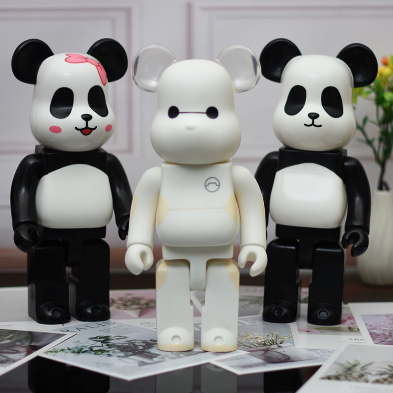 bearbrick400 % Violent Bear Building Block Bear Pendulum Piece Tide Play Model Doll Model Paparazzi Birthday Gift