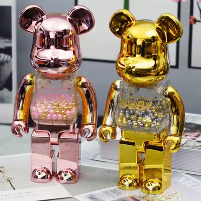 bearbrick400%building block bear violent bear tide play model model decoration Chiaki Van Gogh blind box doll