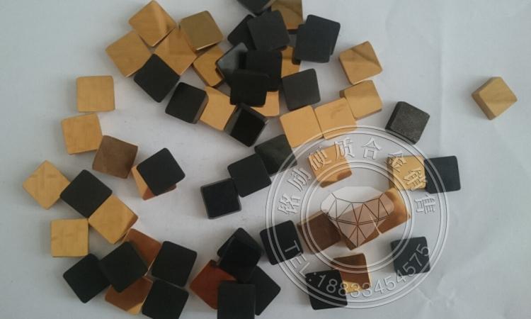 Zhuzhou hard alloy color coated milling cutter sheet 4160511 YT798 YT767 3130511 stainless steel