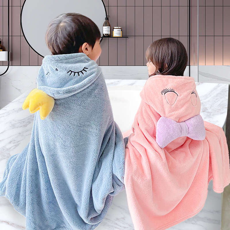 Children's bath towel cloak baby boys and girls can wear more than pure cotton cotton baby bathrobe 2021 new model for kids exclusive