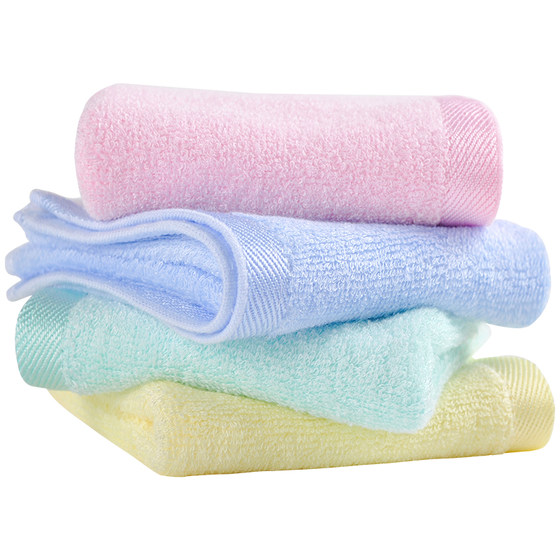 8 pieces of bamboo fiber towel special small square towel for women soft handkerchief bamboo stick dimension children towel small rectangle