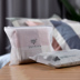 Khăn bông gạc 100% cotton dành cho người lớn đôi đồng bằng dải Geshu đơn giản vỏ ga gối Khăn gối