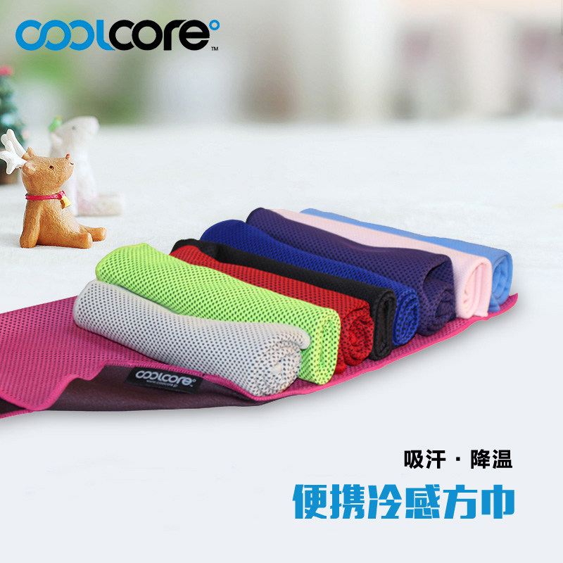 coolcore cold sports square towel sweat absorbing fast drying small towel fitness running with sweaty wrist ice towel