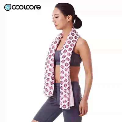 American coolcore cold touch big towel sweat suction cooling quick dry men and women outdoor travel bath towel beach towel