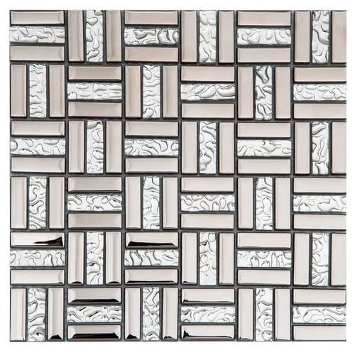 好有米 Объекционирование европейского стиля белая стеклянная мозаичная плитка фоновая стена