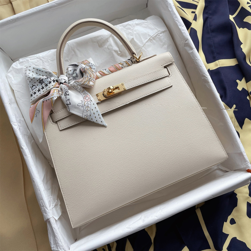 Purely Handmade Wax Thread Palm Print Second-Generation Kelly Bag Mini Platinum Bag Genuine Leather Women's Handbag Tote Shoulder Crossbody Bag Purely Handmade Wax Thread Palm Print Second-Generation Kelly Bag Mini Platinum Bag Genuine Leather Women's Handbag Tote Shoulder Crossbody Bag