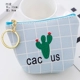 Đồng xu nữ nhỏ nhỏ tươi vải hoạt hình Ví nhỏ dễ thương Phiên bản tiếng Hàn của túi sinh viên đơn giản túi dây kéo túi