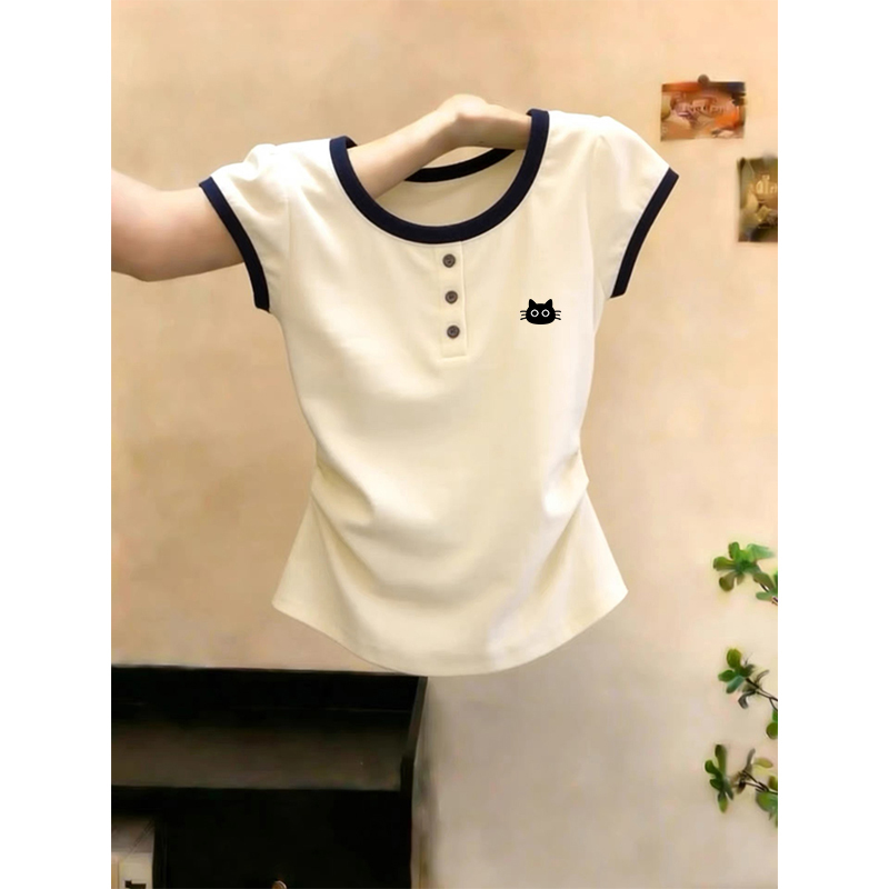 Unique, Beautiful, and Stunningly Pretty Waist-Cinching Top for Women, 2026 New Summer Style, Stunning and Elegant Design, Short-Sleeved T-Shirt