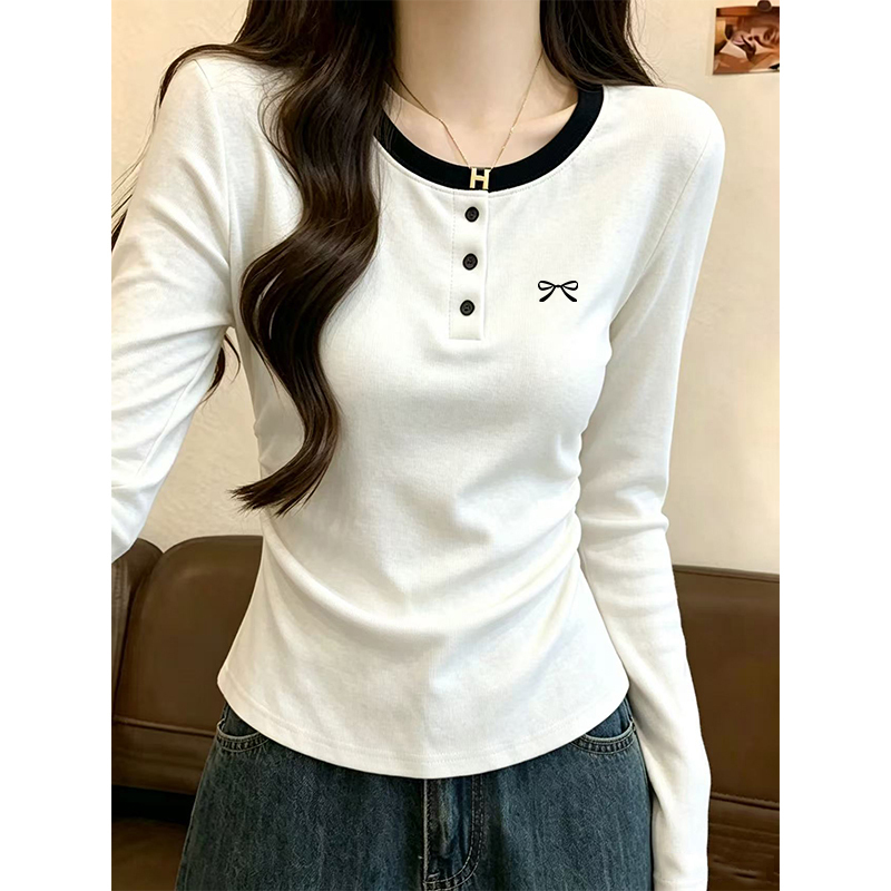 Especially Beautiful Waist-Cinching Top for Women, Early Autumn 2026 New Design, Stylish Blouse for Layering, Slimming Long-Sleeve T-Shirt Especially Beautiful Waist-Cinching Top for Women, Early Autumn 2026 New Design, Stylish Blouse for Layering, Slimming Long-Sleeve T-Shirt