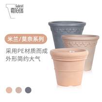 Hongyue Jiaburui flowerpot large oversized living room household plastic flowerpot thickened outdoor oversized flowerpot