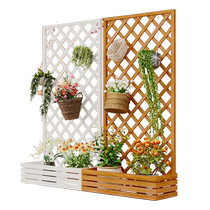 Hongyue уличная антисептическая деревянная подставка для цветов балкон кронштейн для восхождения виноградная лоза уличный забор двор перегородка из цельного дерева сетка ящик для цветов