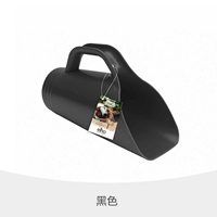 Черная [большая] пластиковая лопата