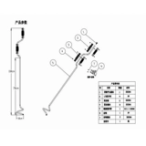 Спиральный миксер Biolan Hongyue, классификация мусора, инструменты для компоста, аксессуары, вращающийся термометр, вращающийся стержень