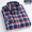 BL899 Blue Orange Large Grid