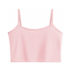 Solid color cotton short summer slim fit camisole