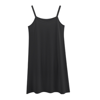 Lined skirt suspender skirt lined with white anti-see-throughmid-length vest large size women's bottoming skirt summer
