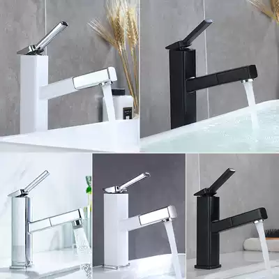 jmowy vanity counter basin copper drawing of hot and cold water faucet single cold splash black mixing valve