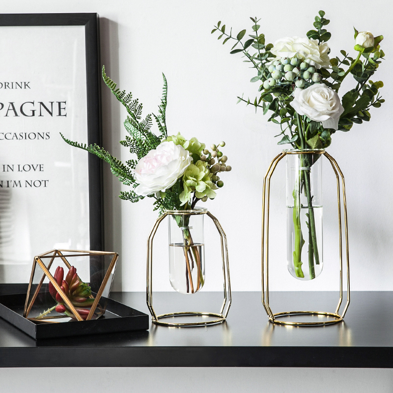 Nordic Simulation Flower Living Room Furnishing Table Flowers Fake Floral Flower Art Suit Table Hem Flowers Bouquet Family Residence Decoration Pendulum