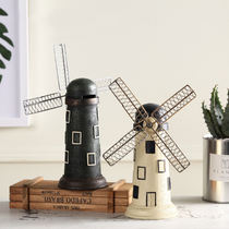 Nordic creative Dutch windmill porch small ornaments home living room wine cabinet bedroom desktop decorations