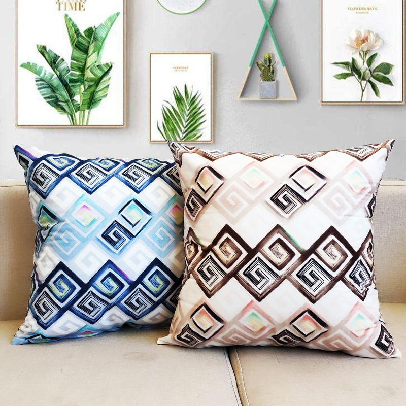 Pillow Sofa Cushion Home Office Pillow Cushion Pillowcase Bedside Back Car Lumbar Pillow Nap Pillow