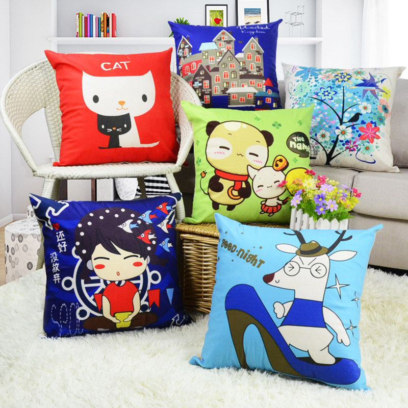 Cute sofa pillow backrest optional quilt dual-use car cushion quilt office nap pillow small square pillow