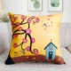 Gối sofa dễ thương tựa lưng chăn tùy chọn chăn kép sử dụng đệm xe đệm văn phòng gối ngủ nhỏ gối vuông nhỏ gối và chăn 2 trong 1