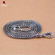 Da Zhuo Lone ones box chain old necklace sterling silver MF Hook Box Chain trendy brand retro hook box chain