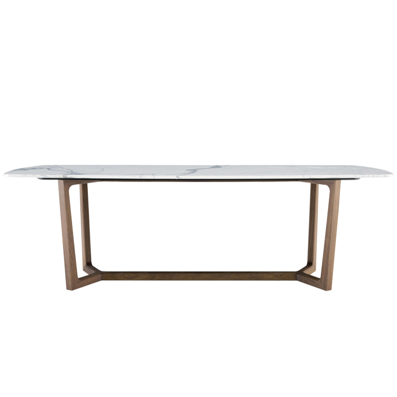 Italian imported rock plate table 1 6 m rectangular 6 people marble countertops Nordic minimalist light extravagant tables