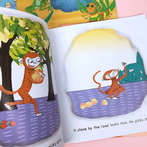 Книга с картинками, учебные пособия для школьников, чтение, английский, материалы для чтения, обучение